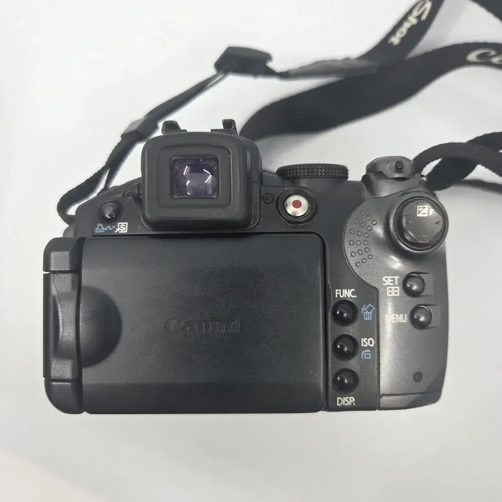 Canon PowerShot S5 IS 8MP 12x Camera LA-DC58E Adapter UV Filter Tested/Working